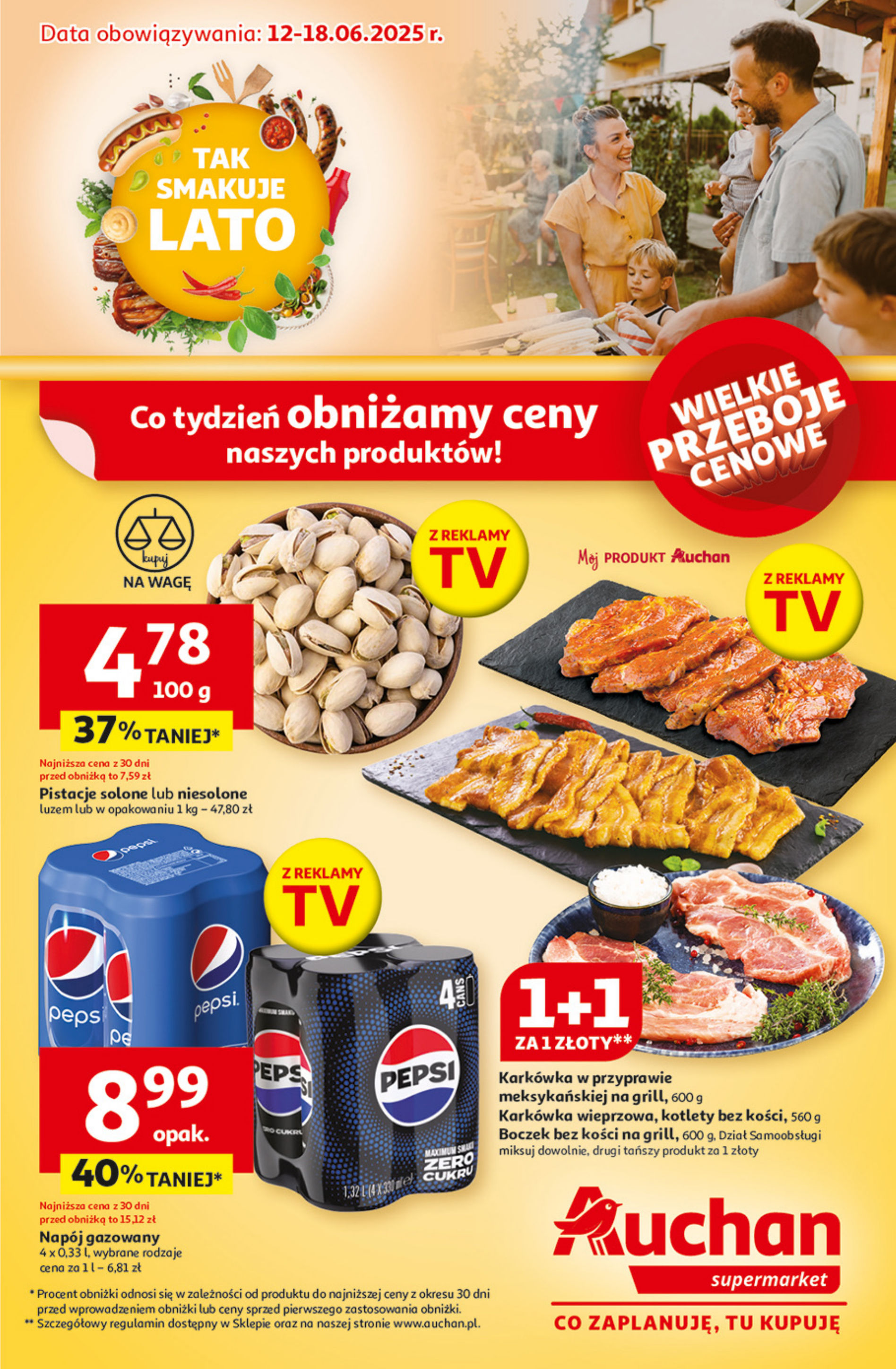 Gazetka TAK SMAKUJE LATO Supermarket Auchan