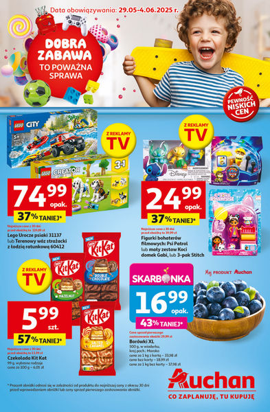 Dobra Zabawa to Poważna Sprawa Hipermarket Auchan