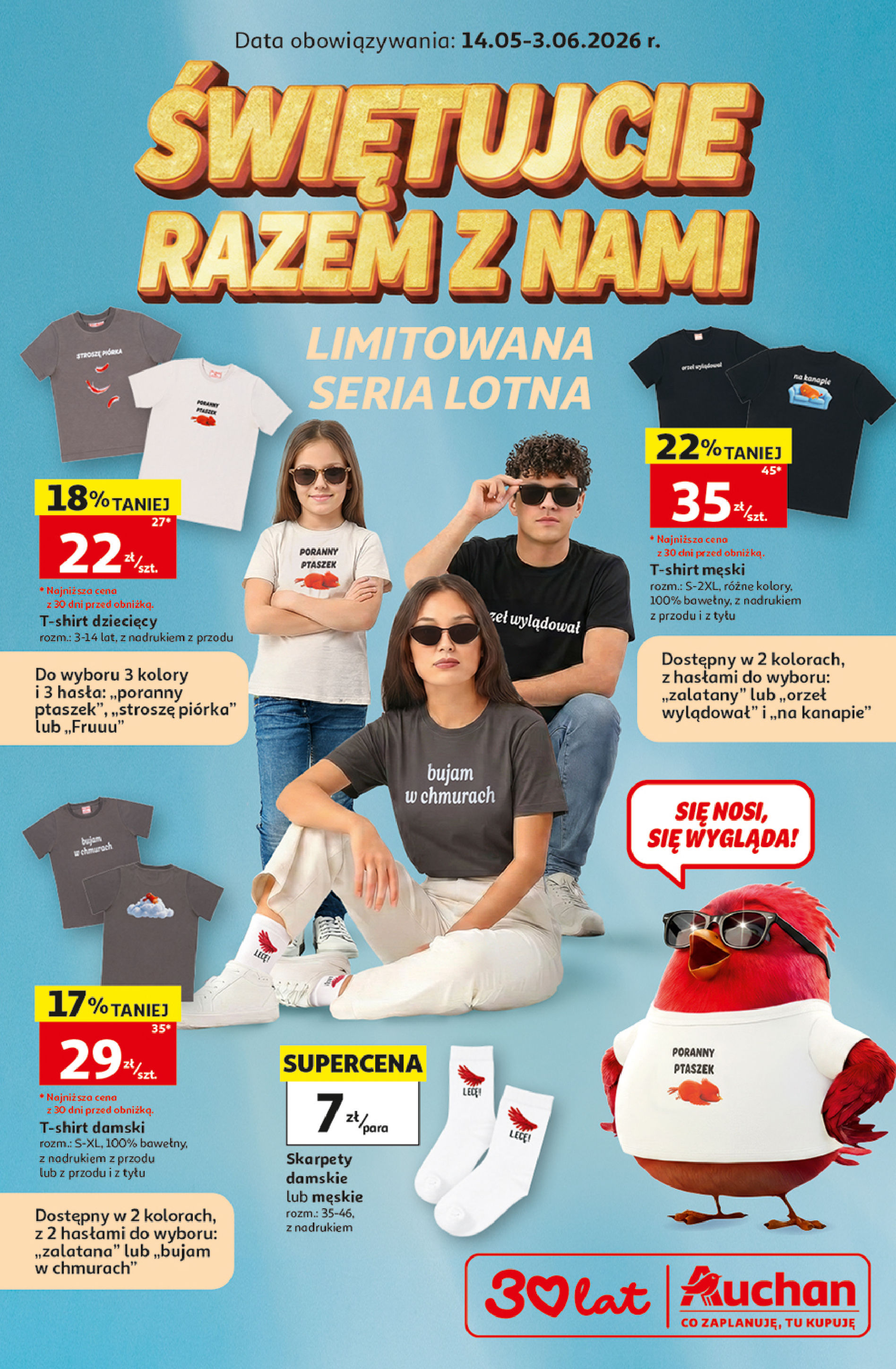 Gazetka Świętujcie Razem z Nami 30 Lat Auchan