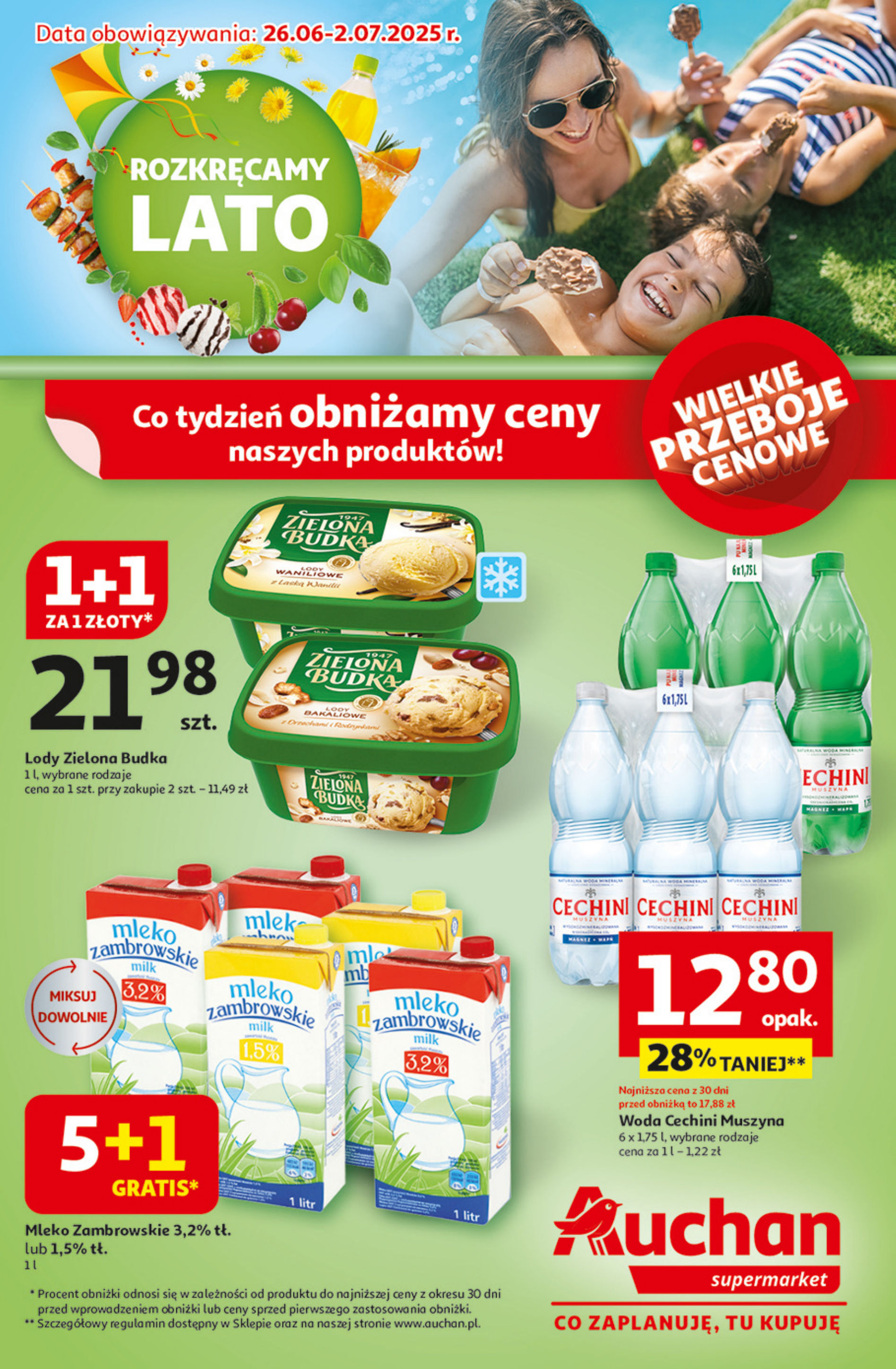 Gazetka ROZKRĘCAMY LATO Supermarket Auchan