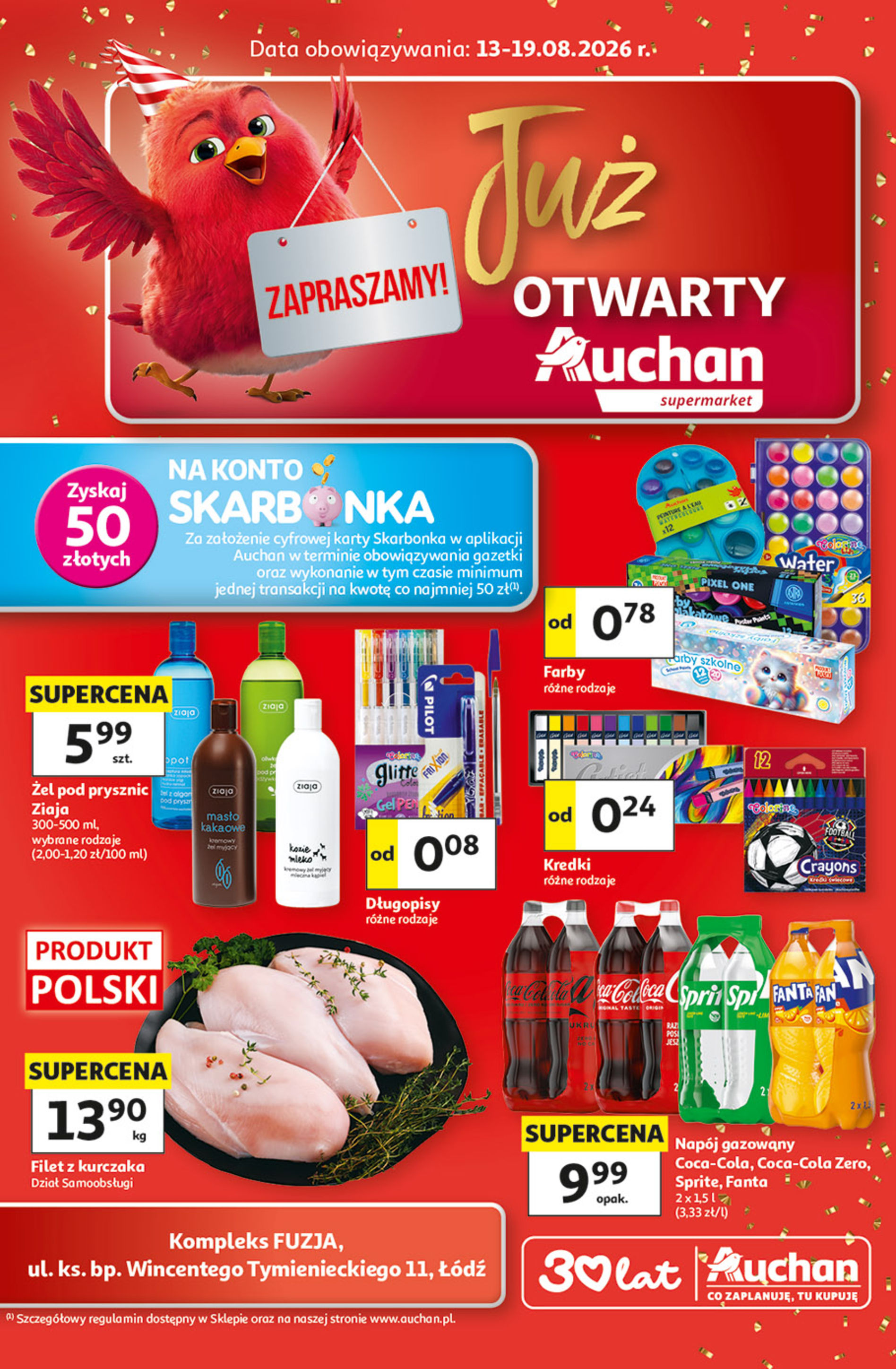 Gazetka Supermarket Auchan Łódź Fuzja