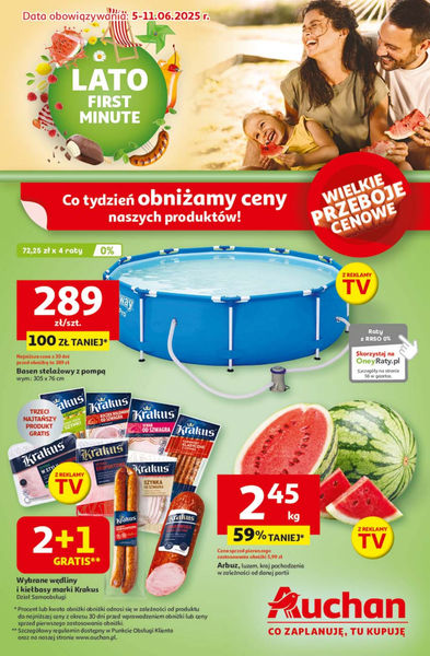 Gazetka LATO FIRST MINUTE Hipermarket Auchan
