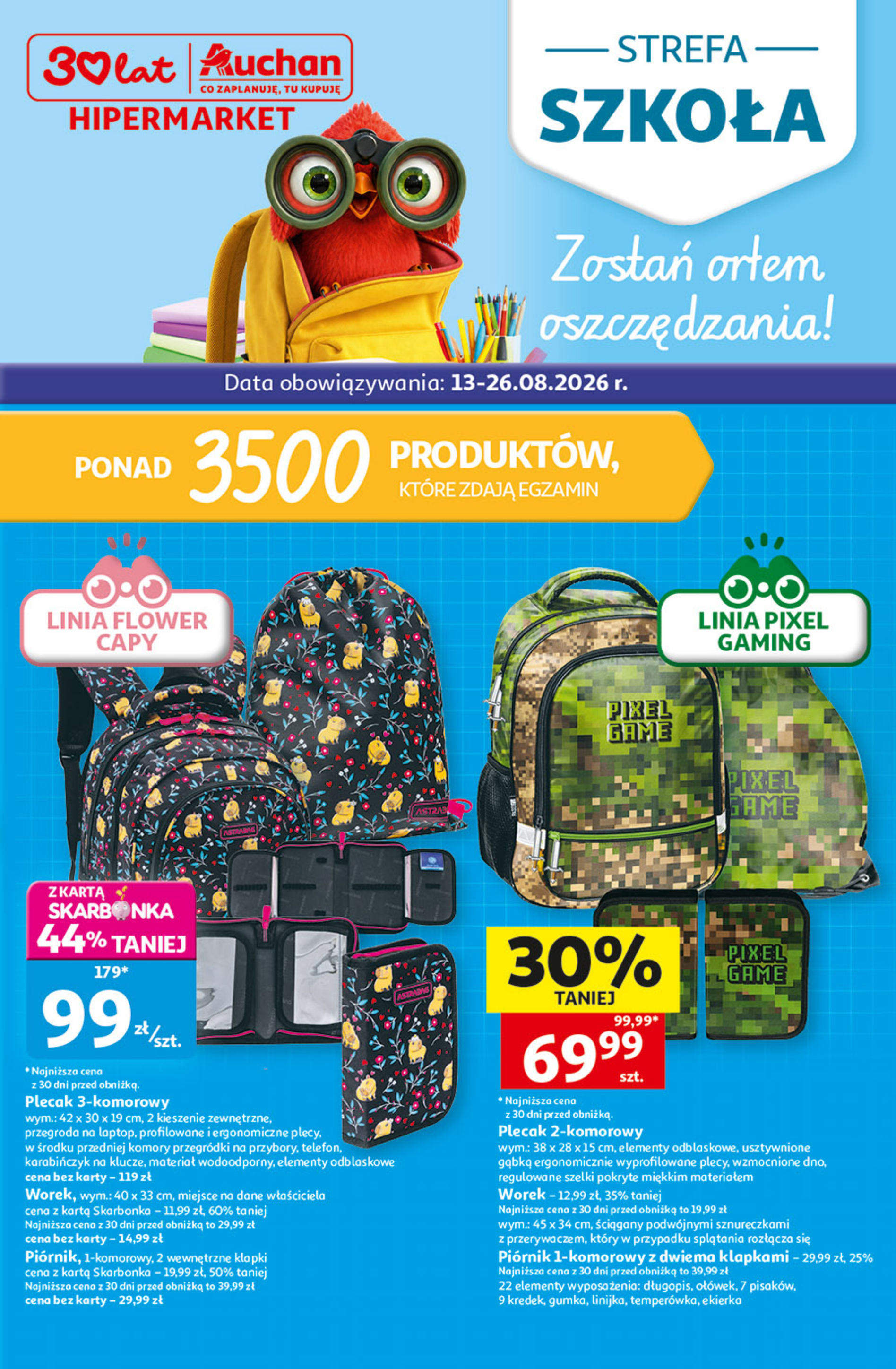 Gazetka Szkoła Hipermarket Auchan