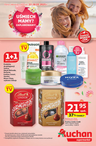 Gazetka Uśmiech mamy? Zaplanowany! Supermarket Auchan
