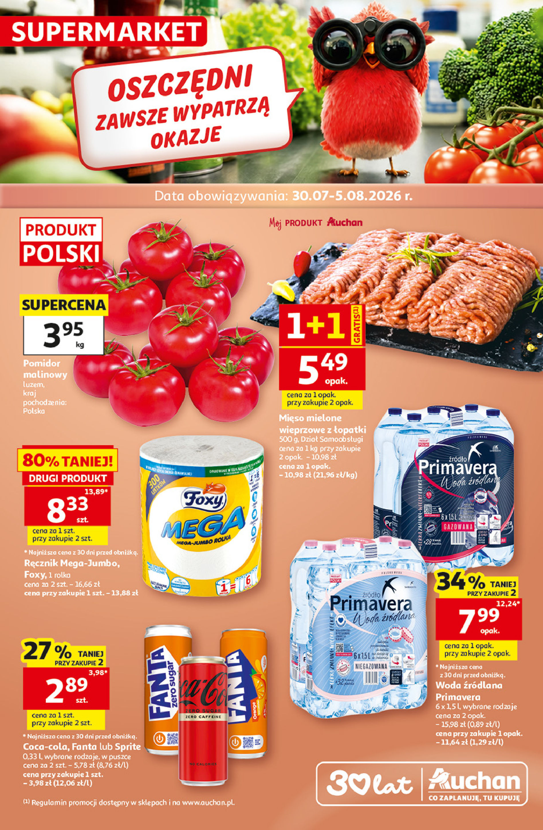 Gazetka 30 Lat Supermarket Auchan