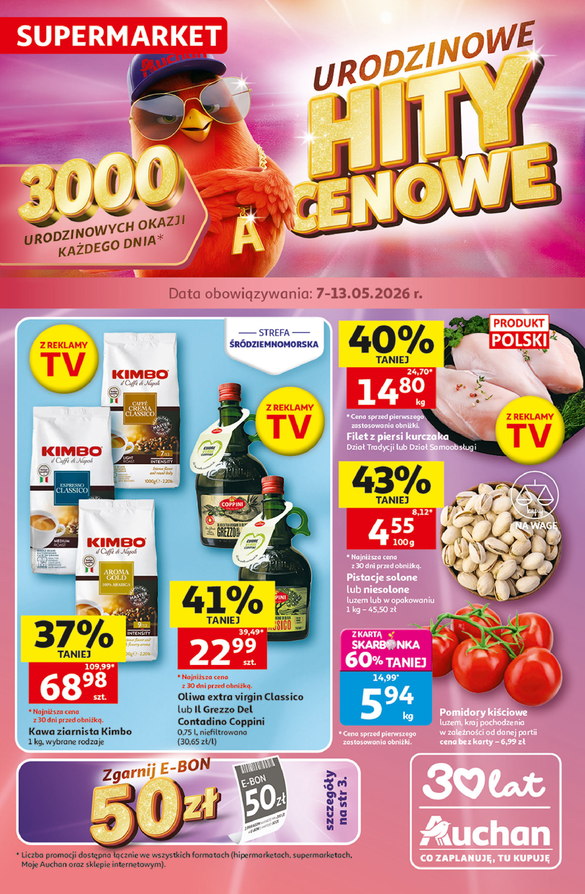 Gazetka 30 Lat Supermarket Auchan