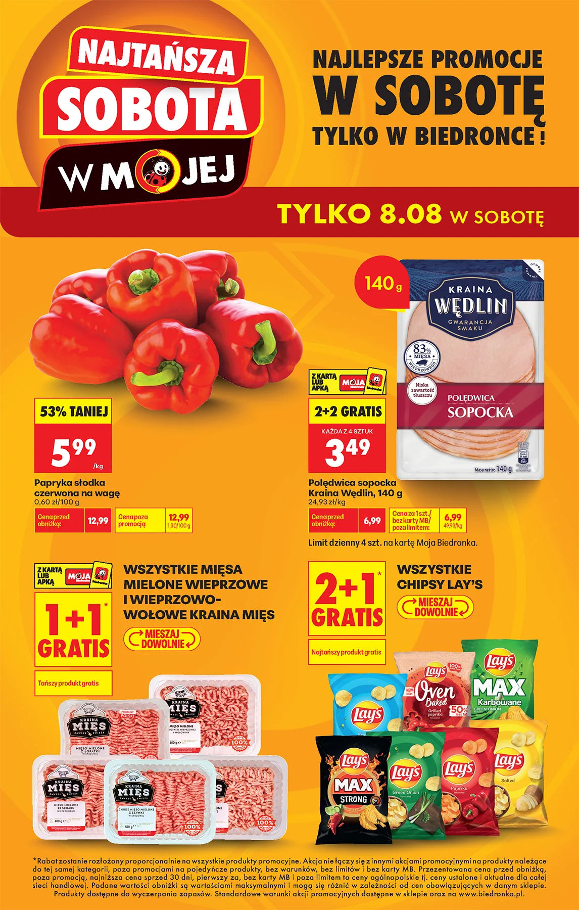 Najtańsza sobota 08.08 - Gazetka
