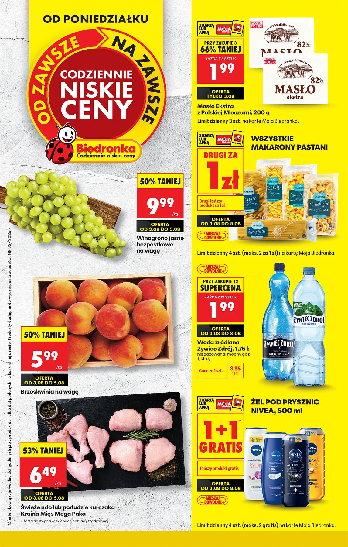 Codziennie niskie ceny  - oferta od 03.08 - Gazetka