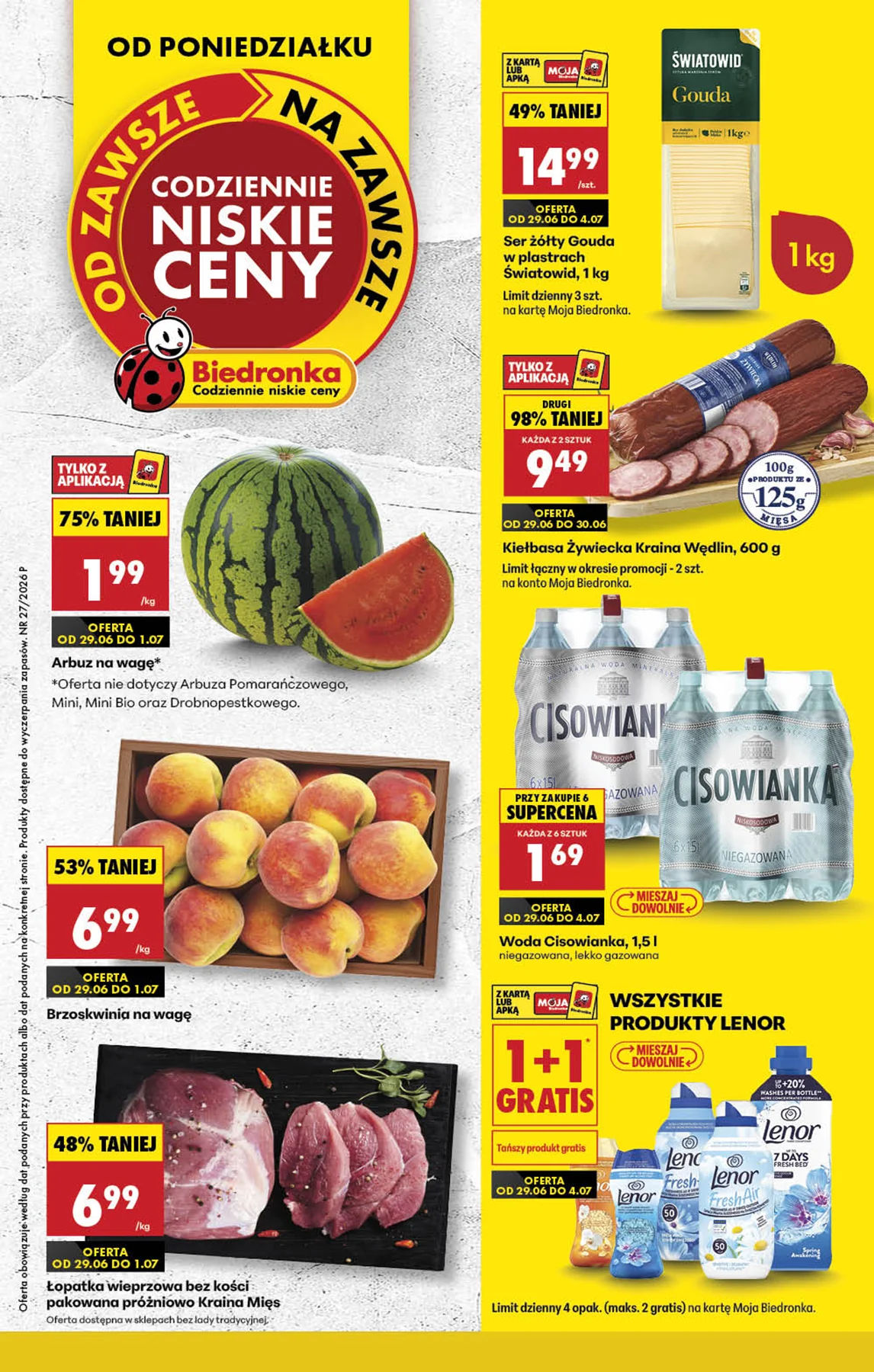 Codziennie niskie ceny  - oferta od 29.06 - Gazetka