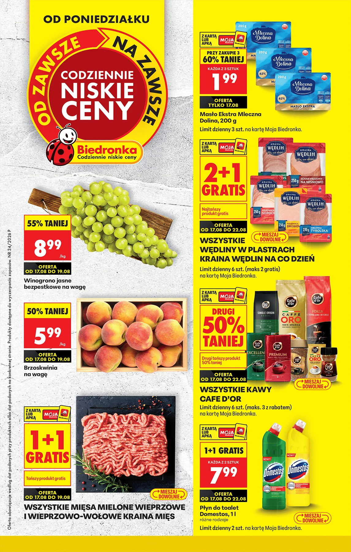 Codziennie niskie ceny  - oferta od 17.08 - Gazetka