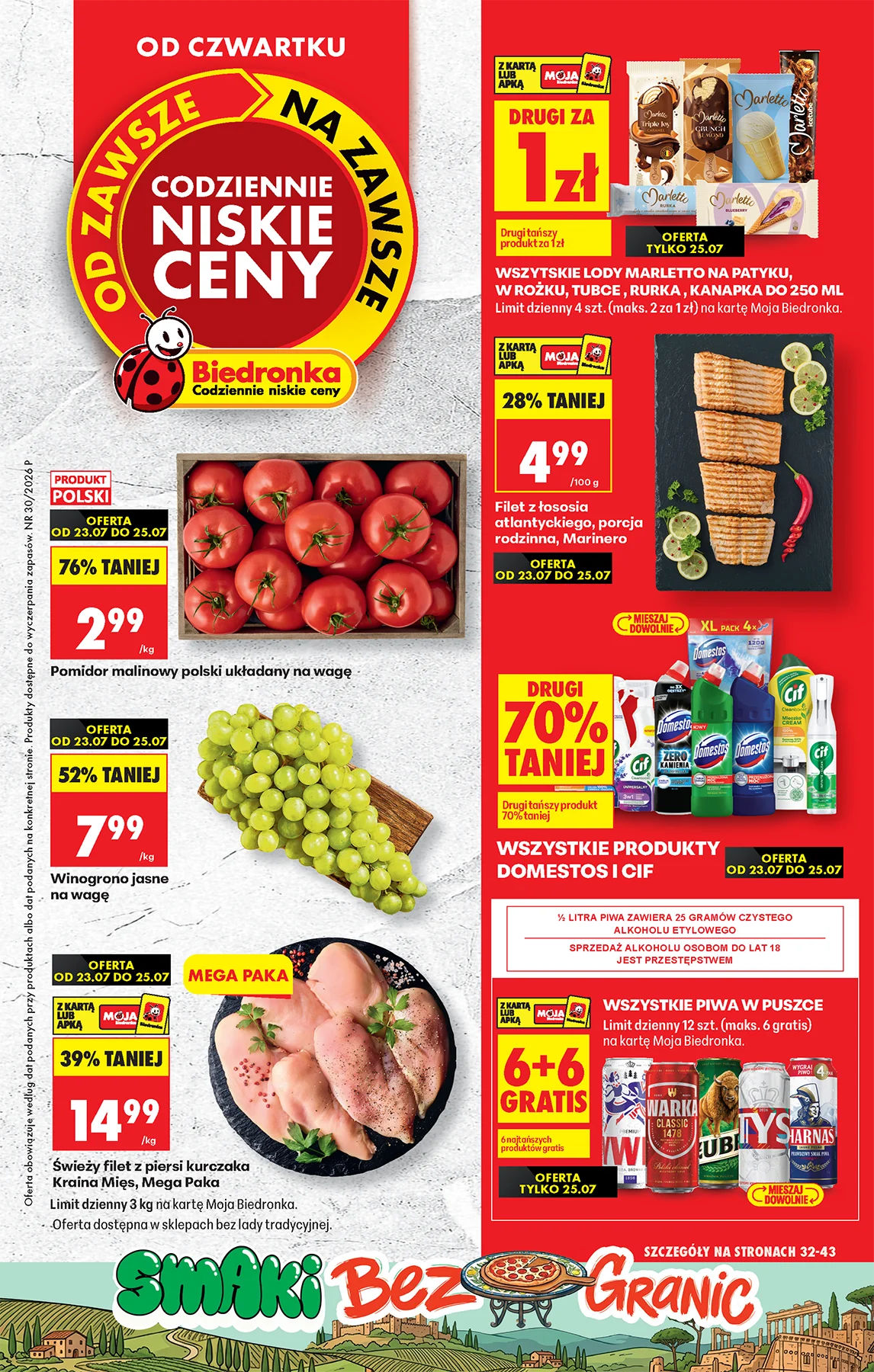 Codziennie niskie ceny  - oferta od 23.07 - Gazetka