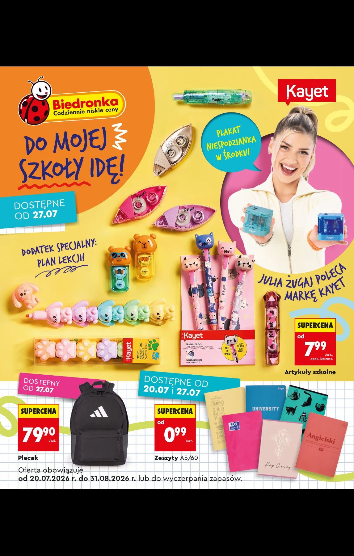 Do mojej szkoły idę - oferta od 20.07 - Gazetka
