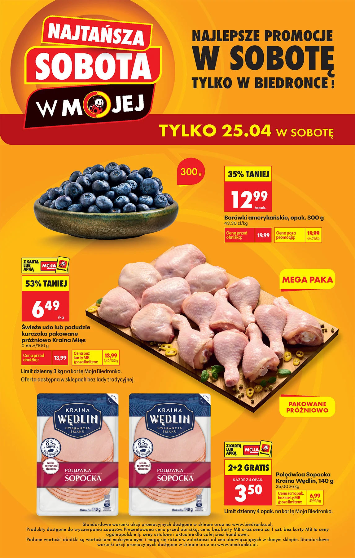 Najtańszy sobota 25.04 - Gazetka