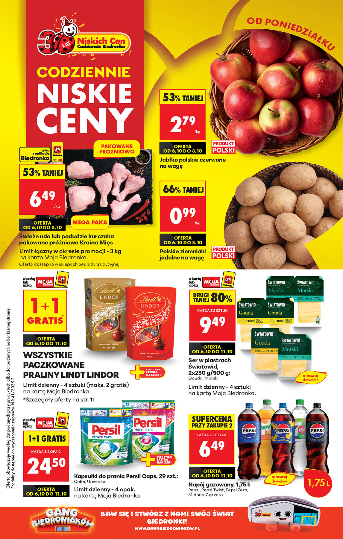Biedronki niskie ceny oferta od 06.10 - Gazetka