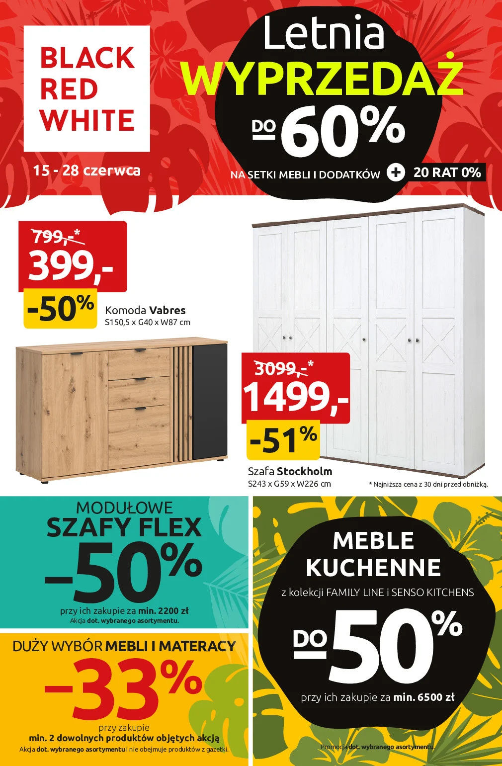 BRW Gazetki promocyjne Letnia wyprzedaż do -60% na setki mebli i dodatków