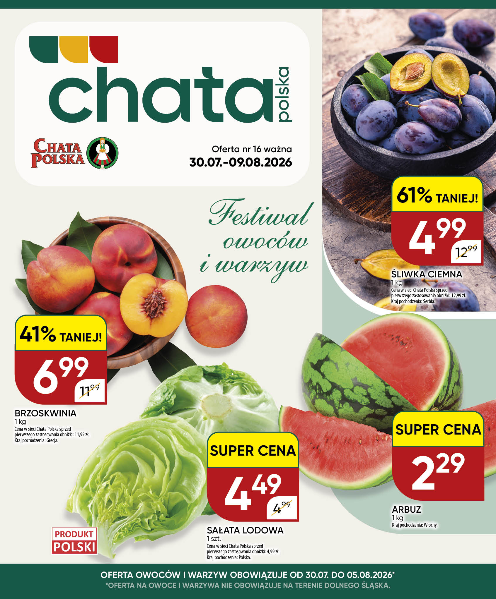 Chata Polska Promocje Aktualne