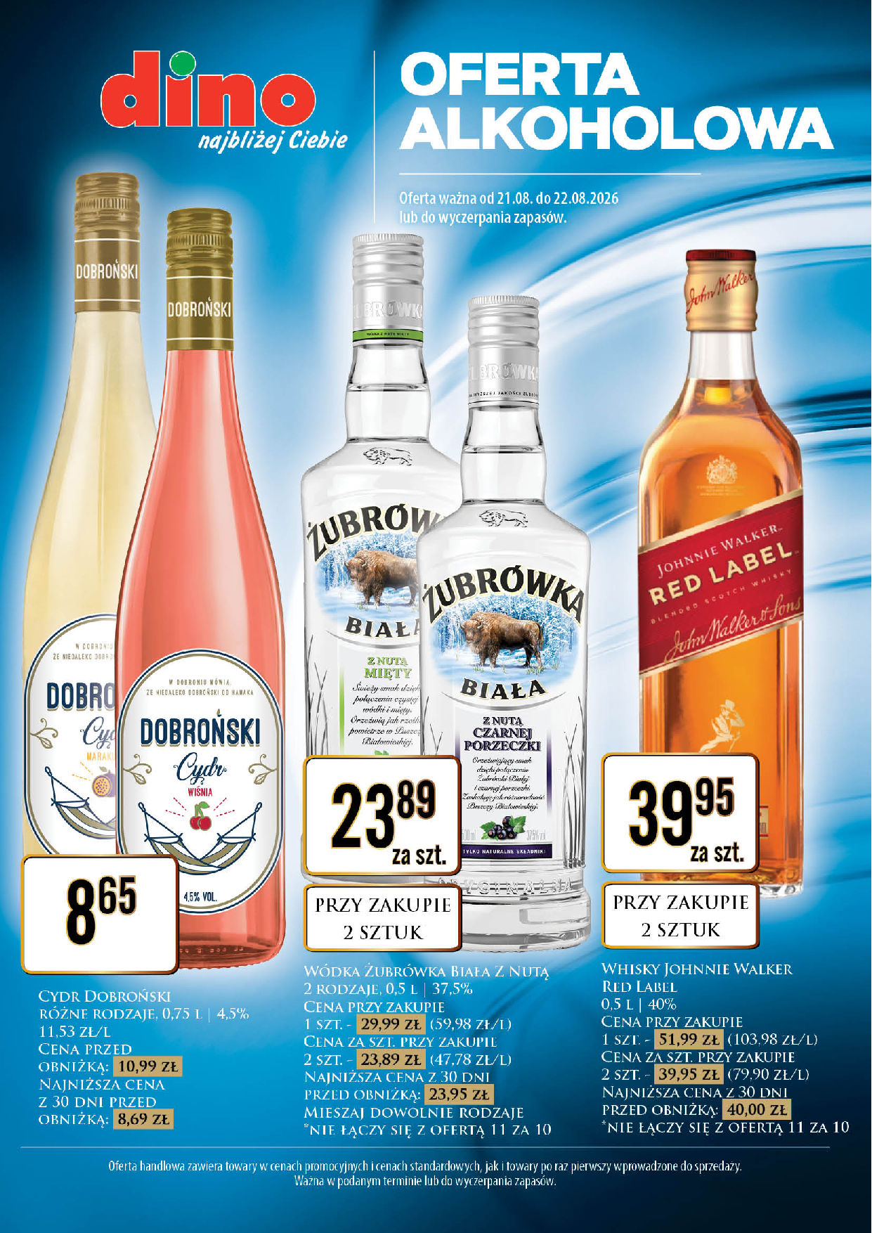 Oferta alkoholowa