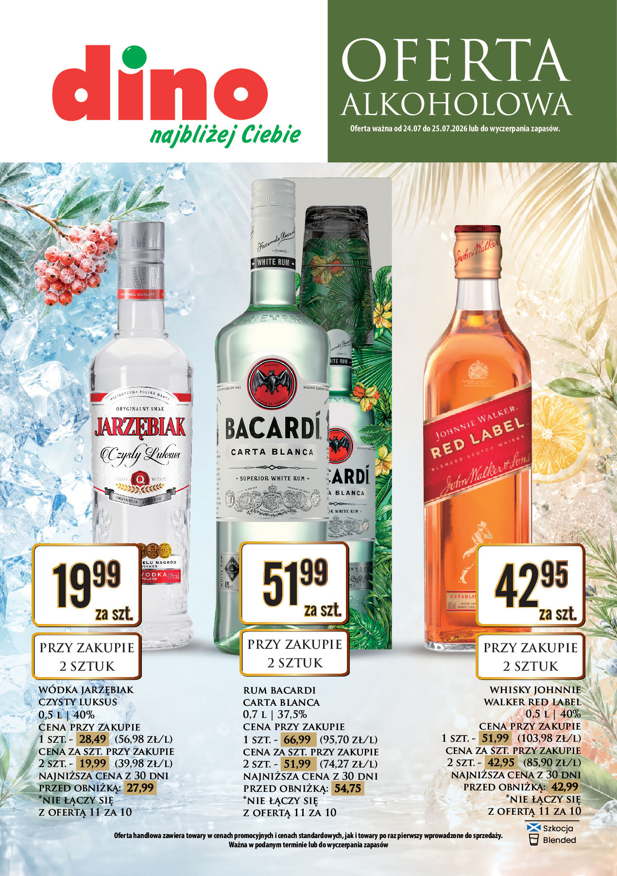Oferta alkoholowa