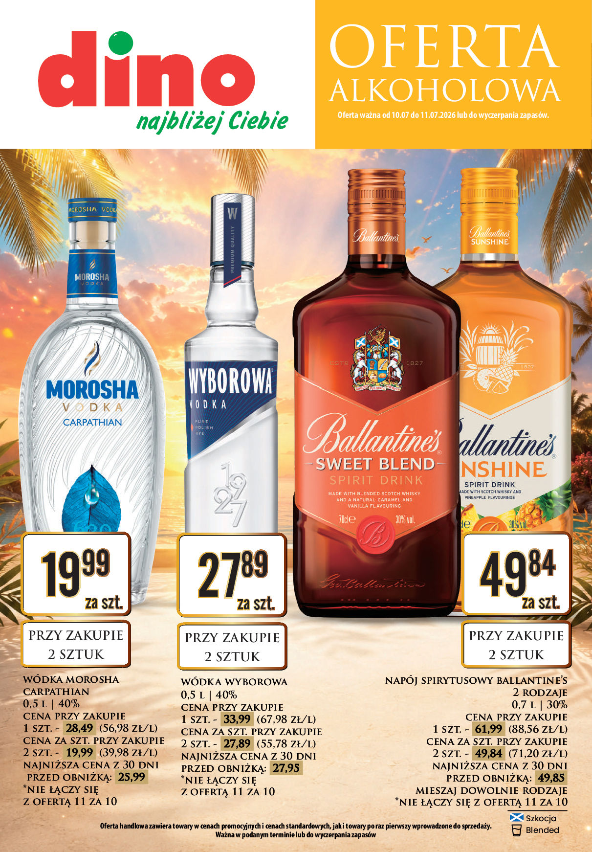 Oferta alkoholowa