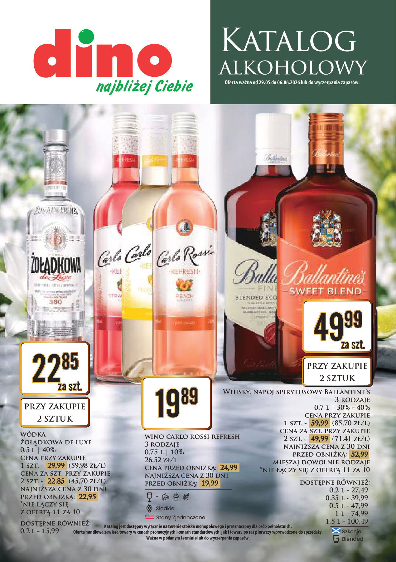 Katalog alkoholowy / maj-czerwiec 2026