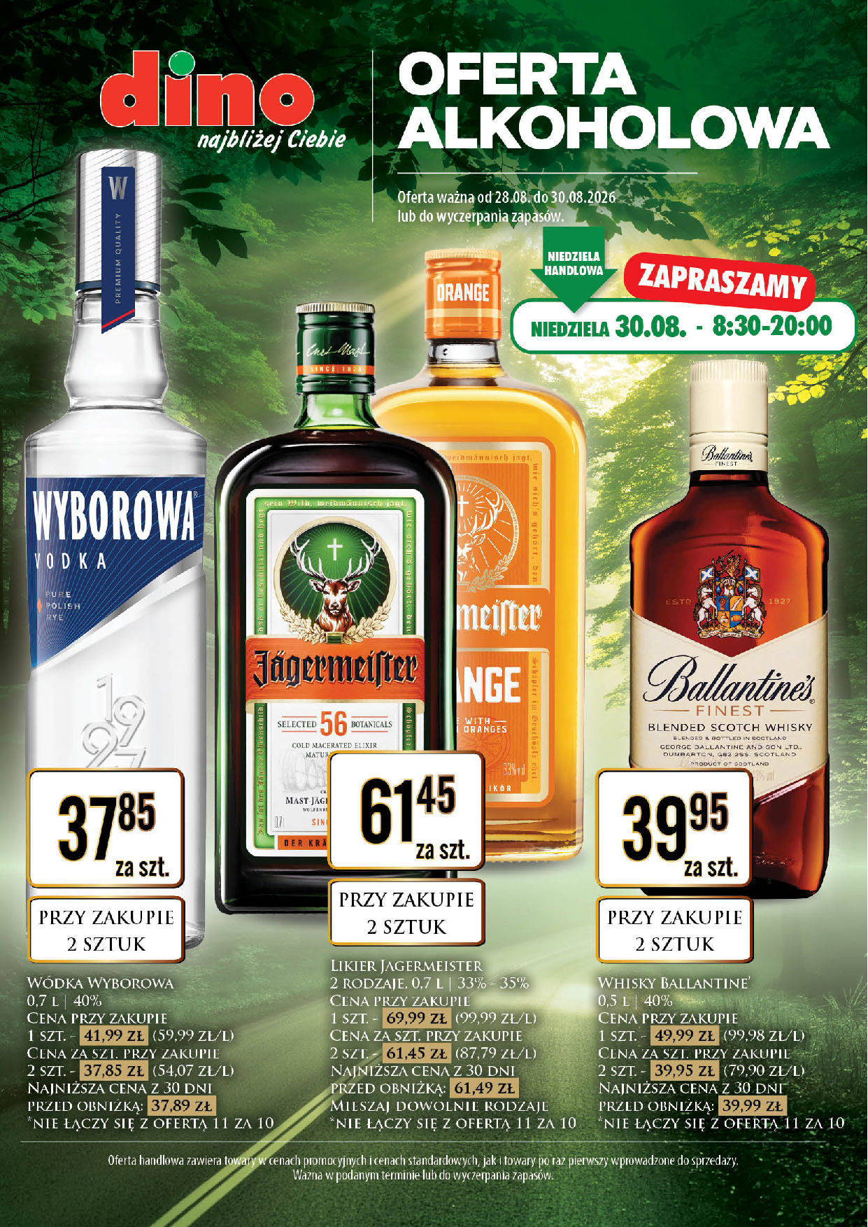 Oferta alkoholowa