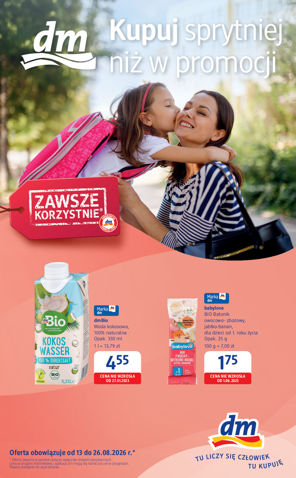 Gazetka dm From 2026-08-13 to 2026-08-26