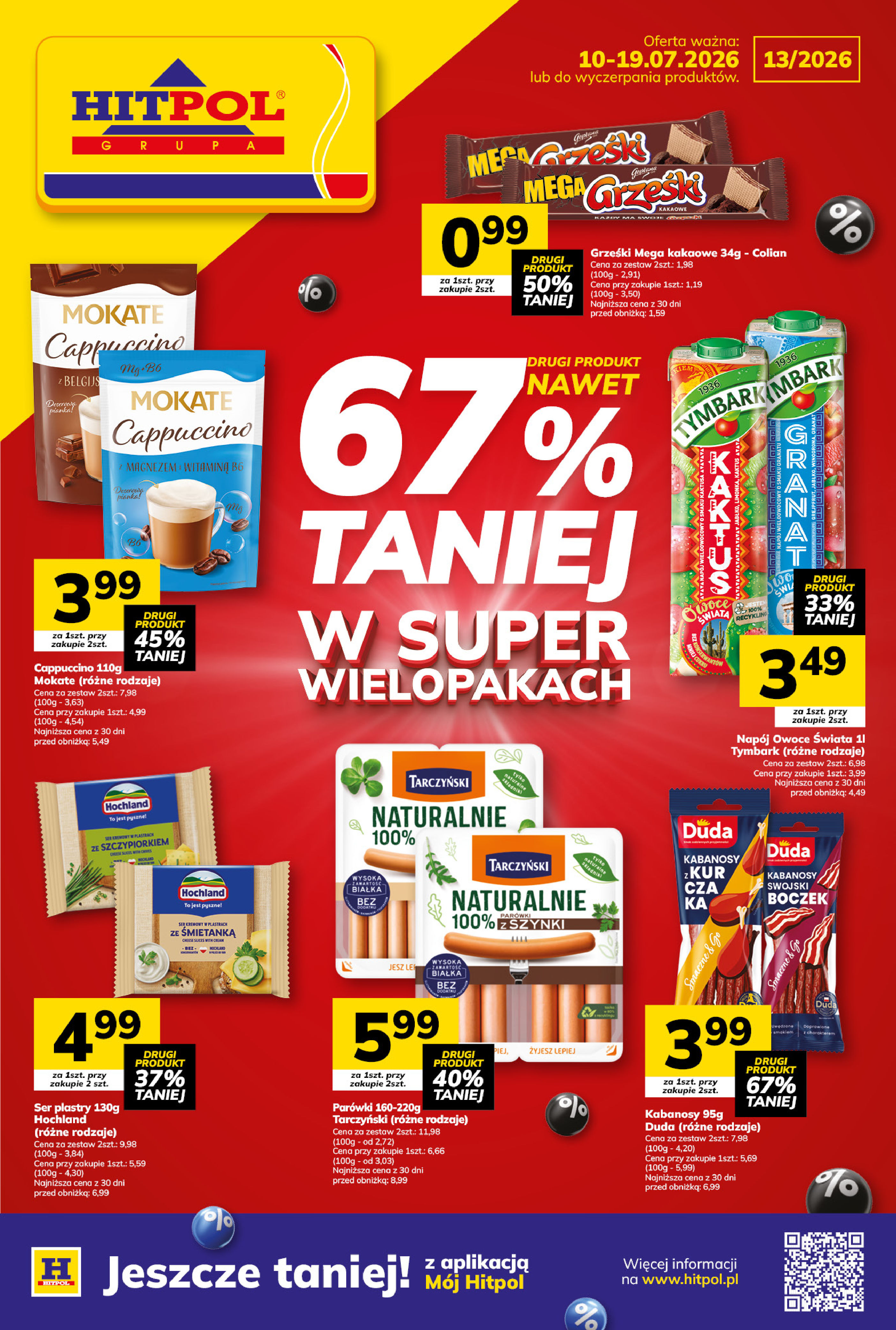 Gazetka promocyjna obowiązuje: 10.07 - 19.07.2026