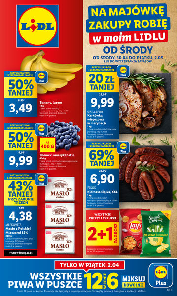 OFERTA WAŻNA OD 30.04 DO 2.05