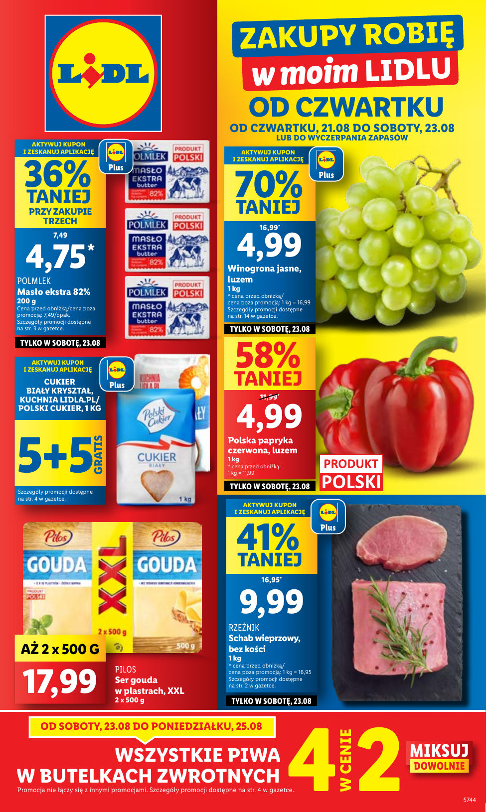 OFERTA WAŻNA 21.08 DO 23.08
