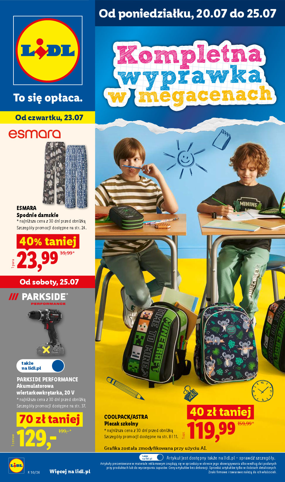 Katalog ważny od 20.07 do 02.08