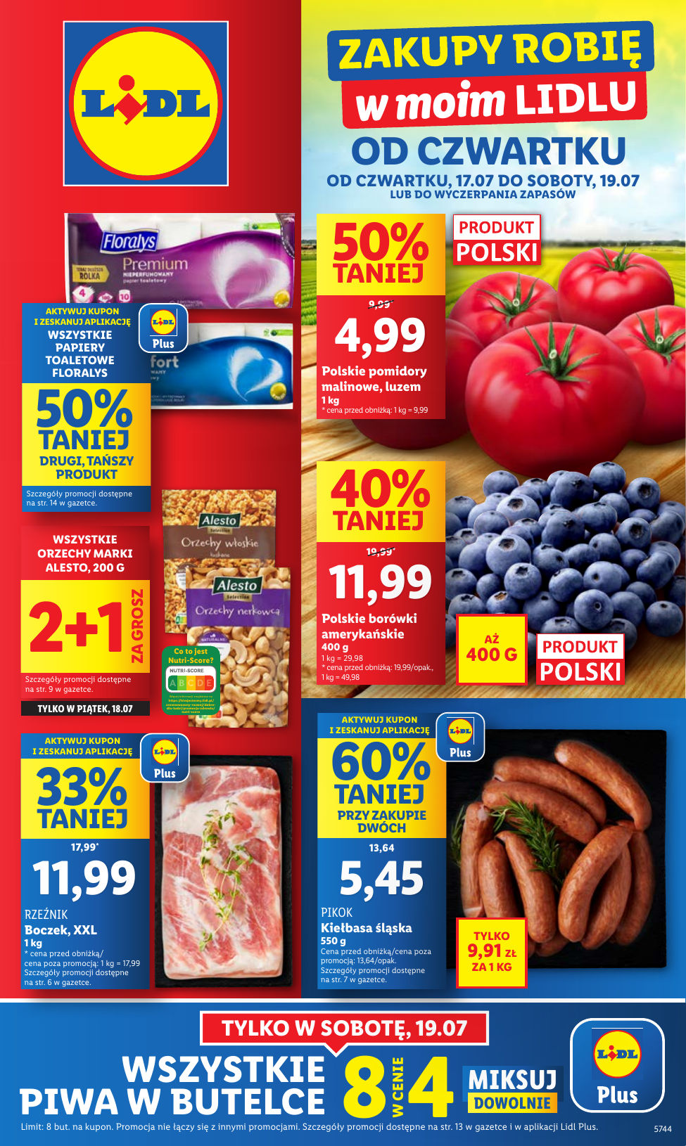 OFERTA WAŻNA OD 17.07 DO 19.07