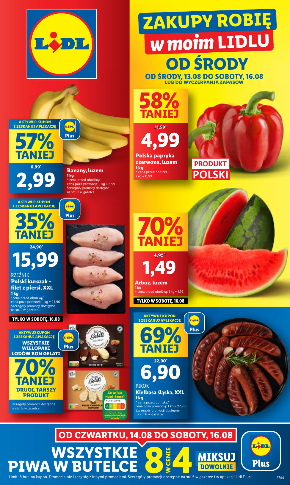 OFERTA WAŻNA 13.08 DO 16.08