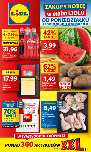 OFERTA WAŻNA OD 19.05 DO 21.05