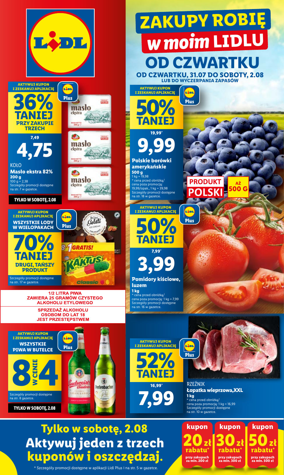 OFERTA WAŻNA OD 31.07 DO 2.08