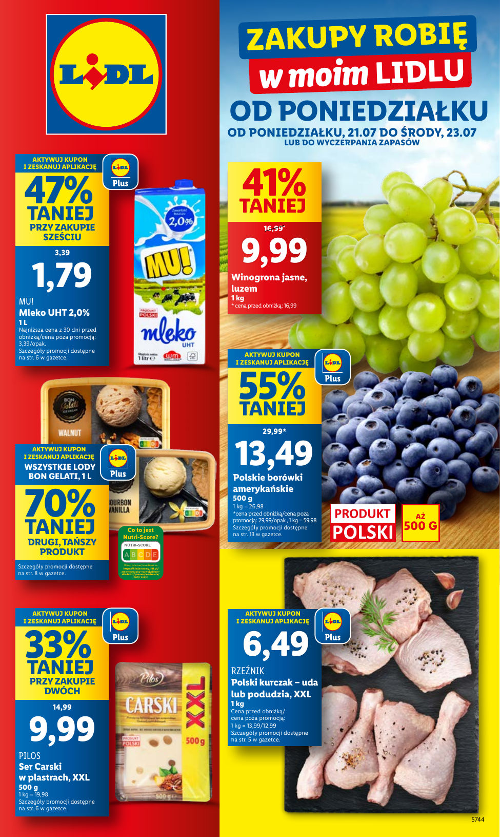 OFERTA WAŻNA OD 21.07 DO 23.07
