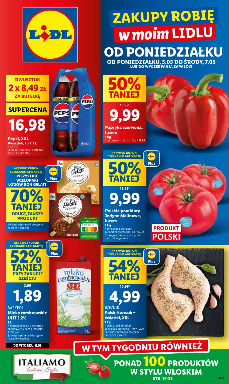 OFERTA WAŻNA OD 5.05 DO 7.05