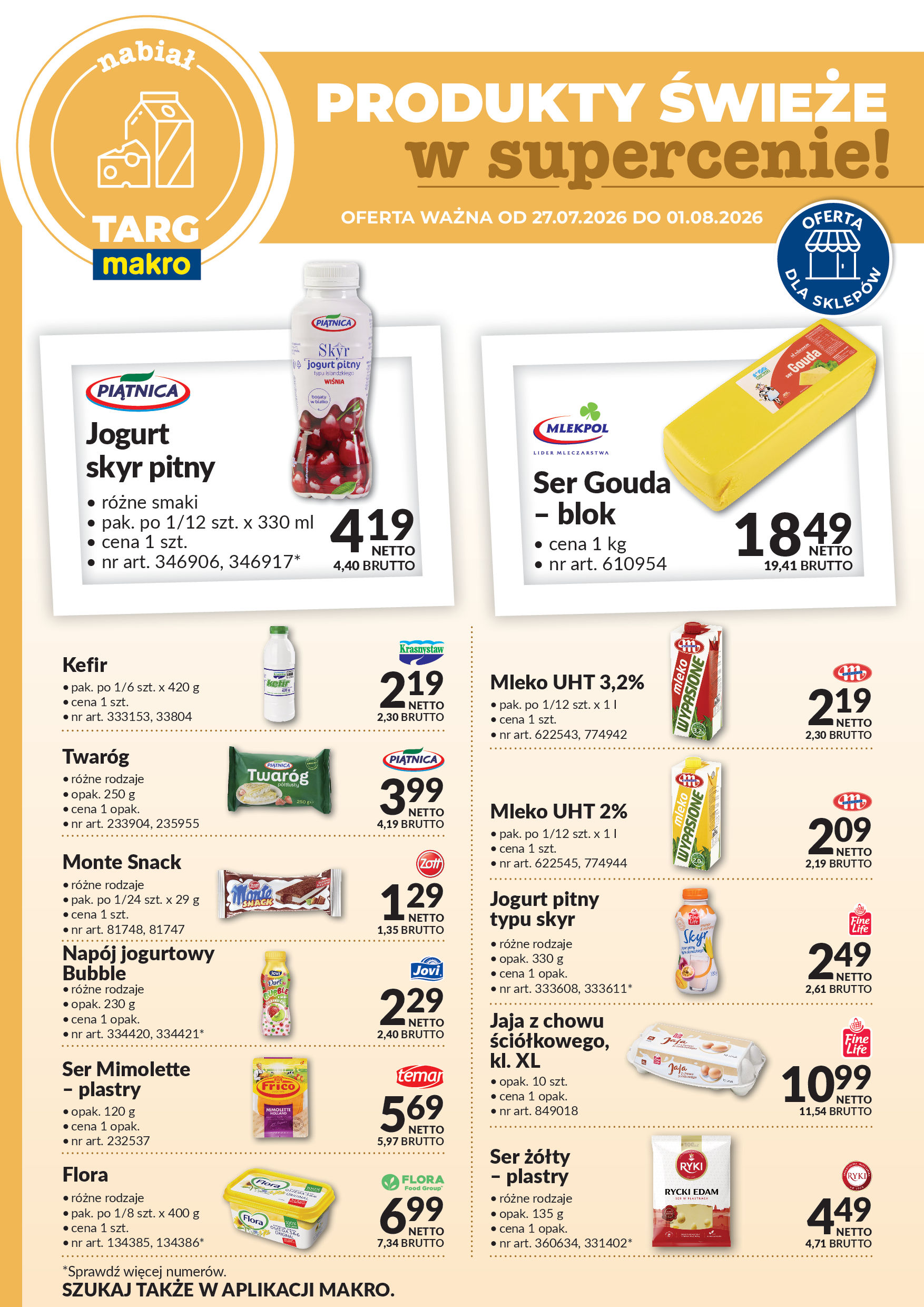 Targ MAKRO - oferta świeża w super cenach! 