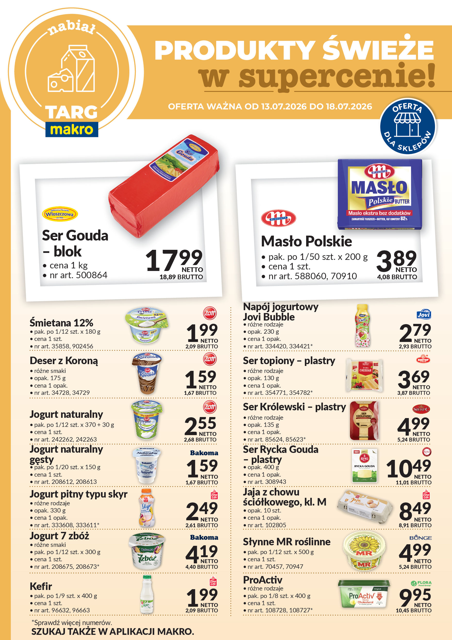 Targ MAKRO - oferta świeża w super cenach! 