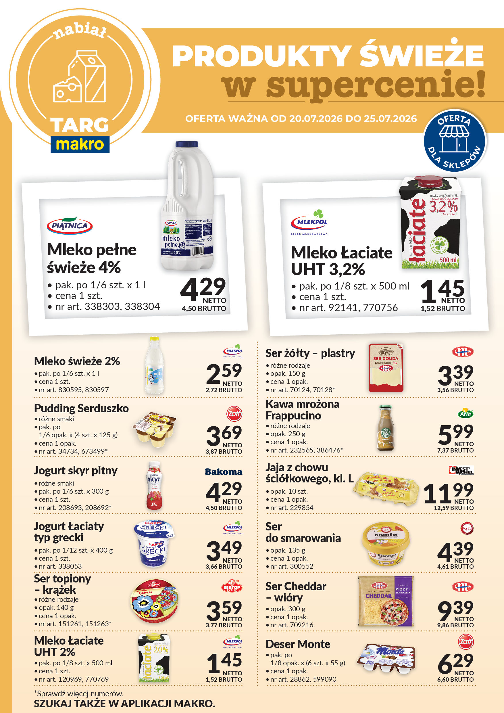 Targ MAKRO - oferta świeża w super cenach! 