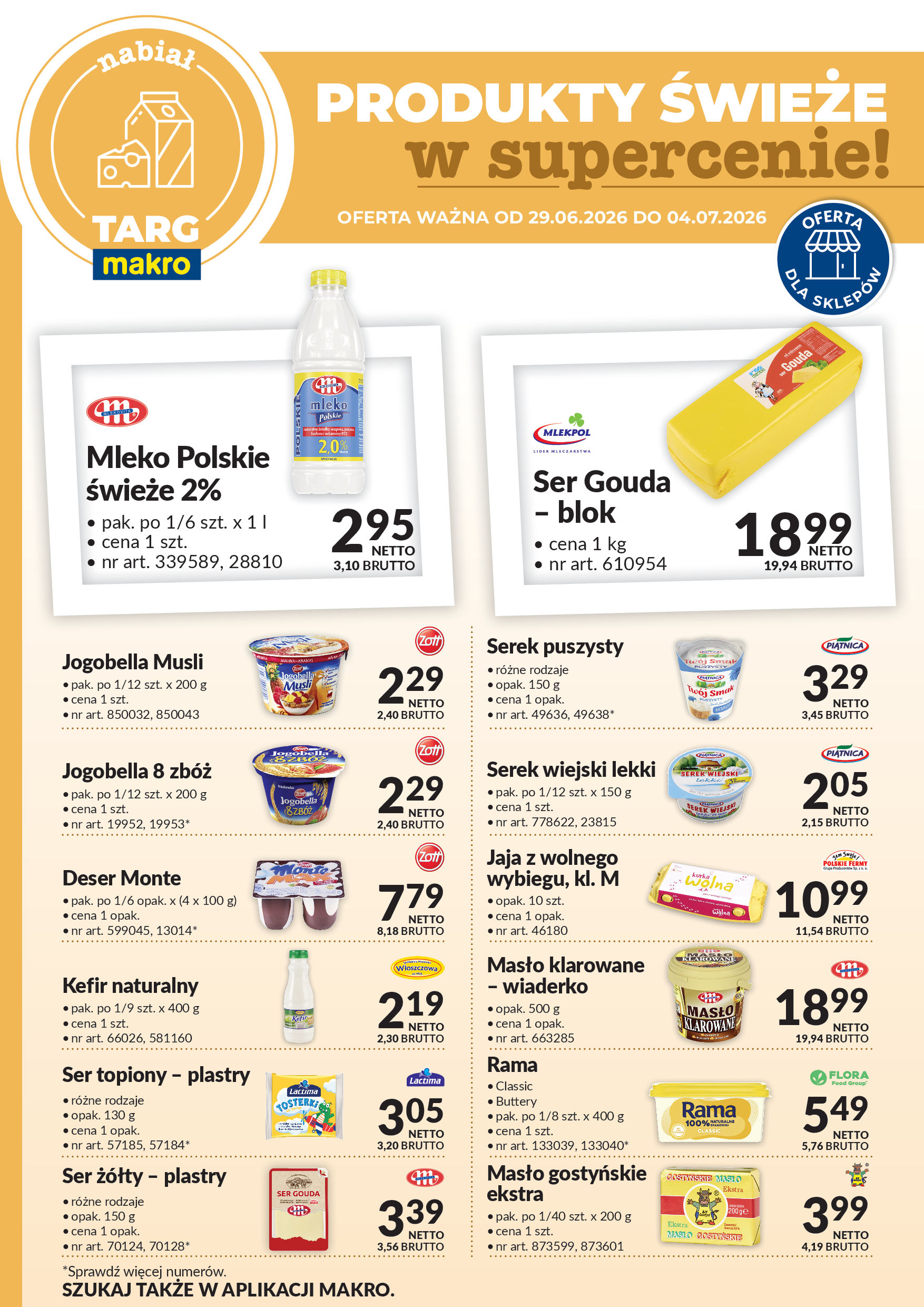 Targ MAKRO - oferta świeża w super cenach! 