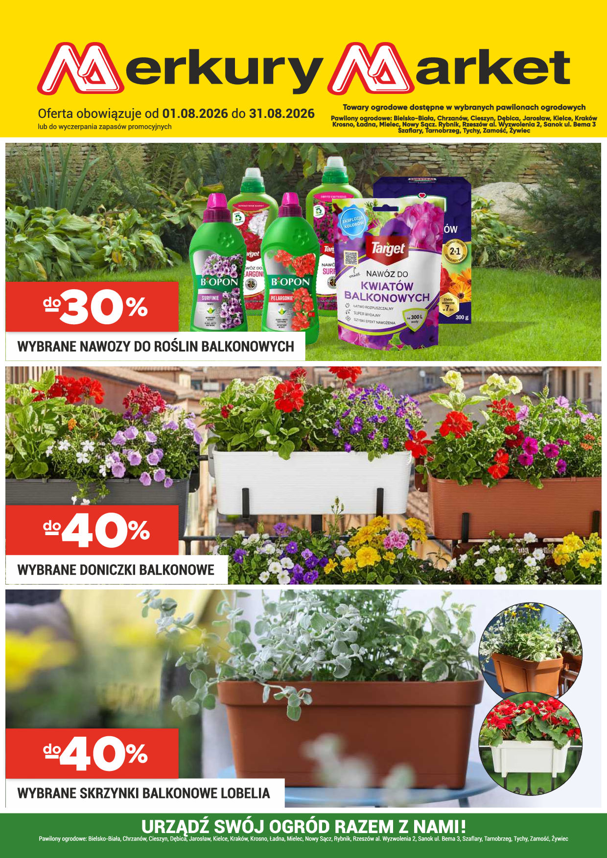 Gazetka 01.08-31.08.2026 - OGRÓD