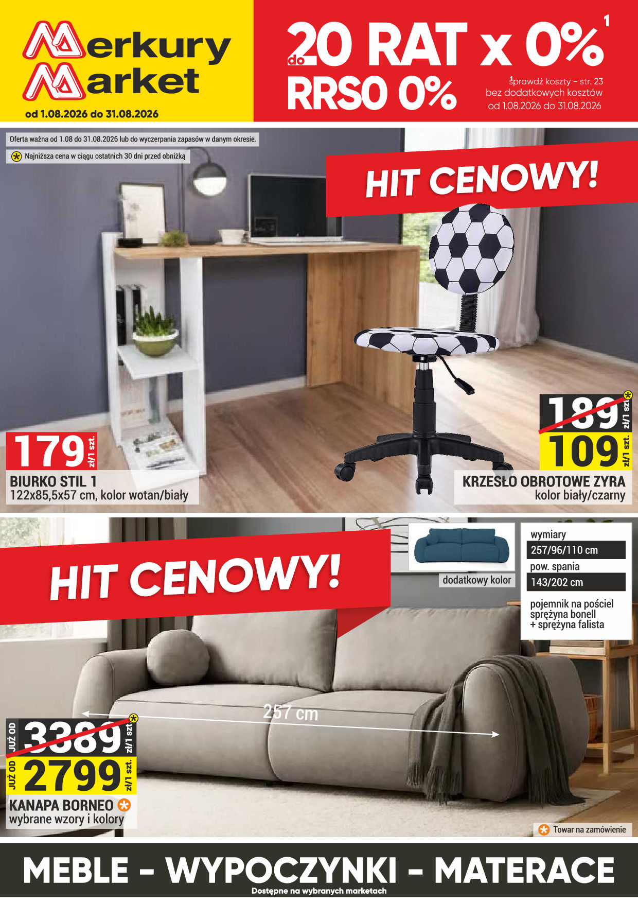 Gazetka 01.08-31.08.2026 - MEBLE
