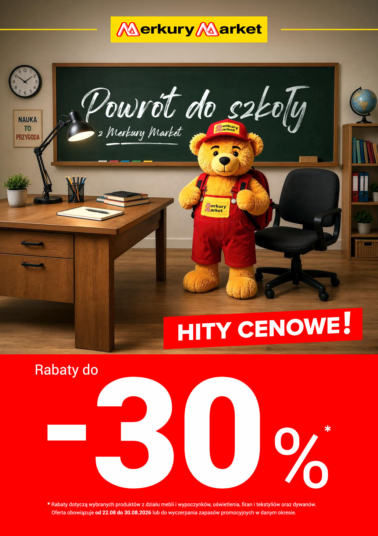 Powrót do szkoły z Merkury Market 22.08-30.08.2026