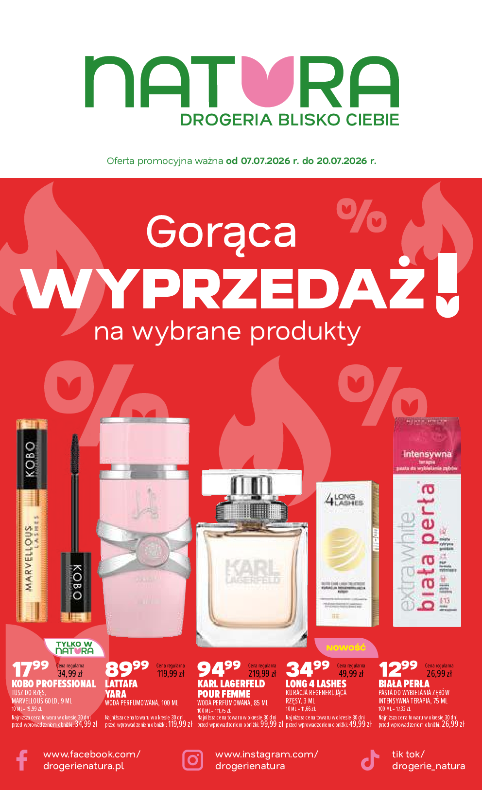 Gazetka Promocyjna Drogerie Natura
