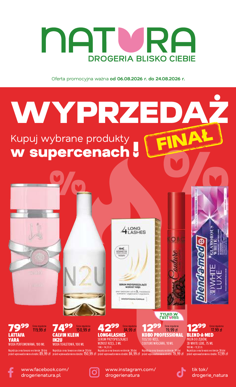 Gazetka Promocyjna Drogerie Natura