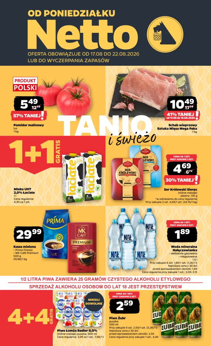 Netto 2026-08-17  - 2026-08-22