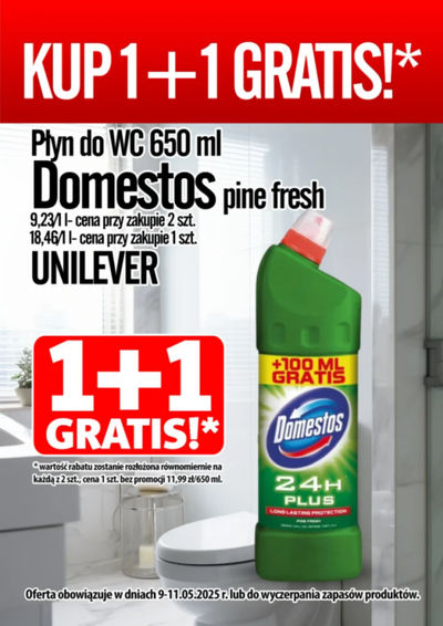 🚾 9 11 05 2025 r plyn do wc domestos pine fres