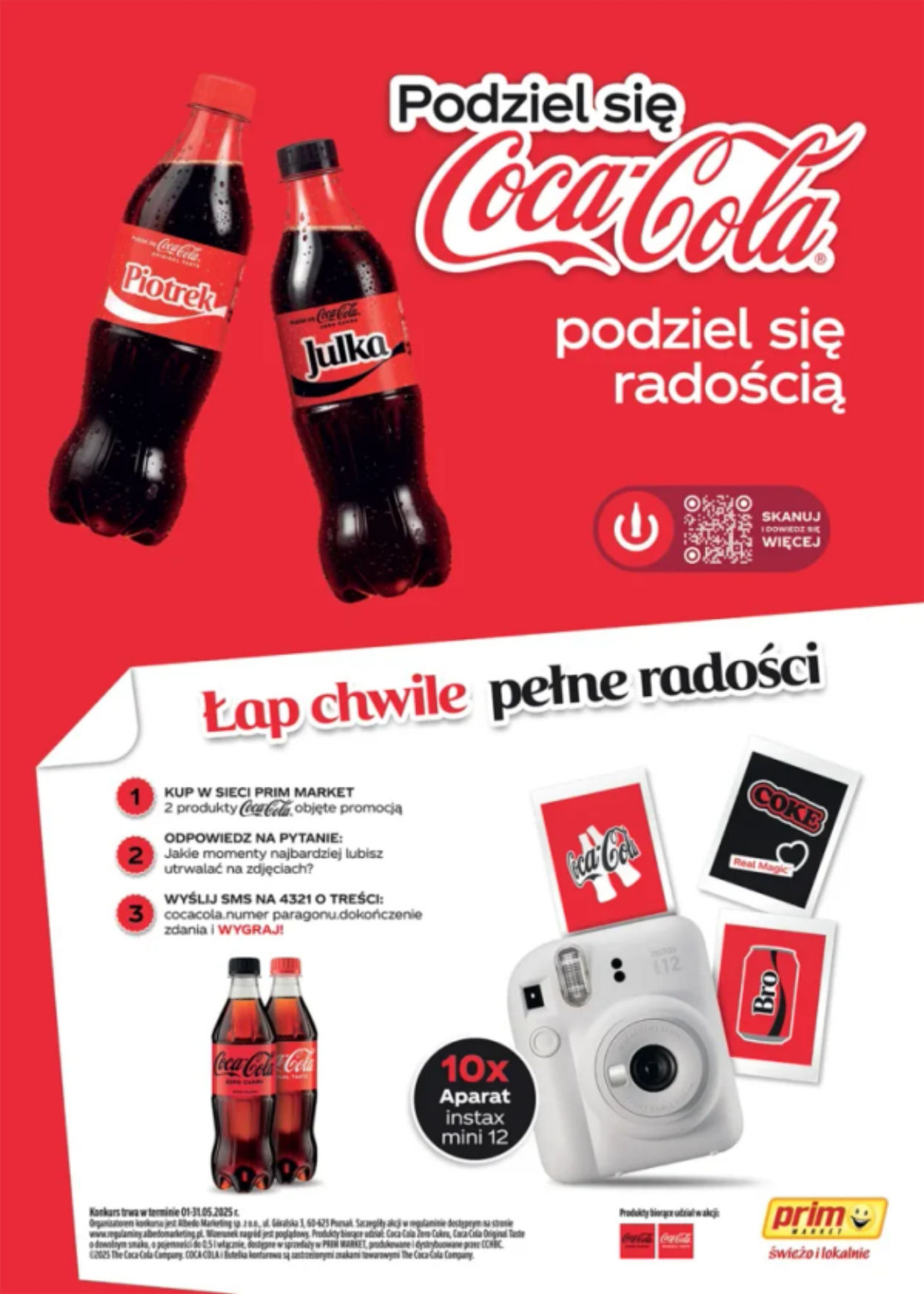 🥤 📷 1 31 05 2025 r coca cola wygraj 10x aparat instax