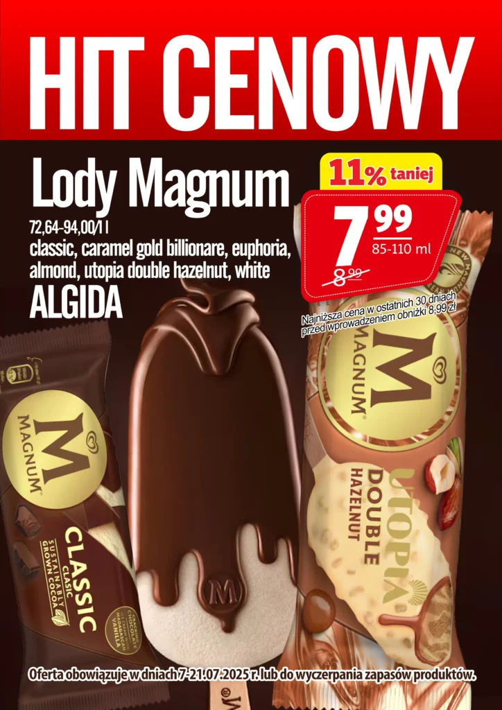 🍨7-21.07.2025 R. LODY MAGNUM