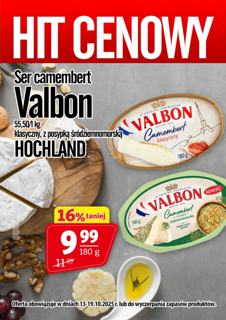 🧀13-19.10.2025 r. SER CAMEMBERT VALBON